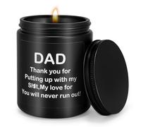 Fathers Day Candles Gifts for Dad from Daughter Son,Funny Birthday Christmas Gifts for Dad Men Grandpa,Fathers Day Presents for Daddy Christmas Birthday Gift for Daddy