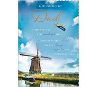 Father's Day Card, Dad With Love - 10 x 7 inches - Avant Garde Studios