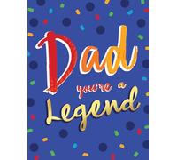 Father's Day Card, Dad You're a Legend - 8 x 6 inches - Piccadilly Greetings