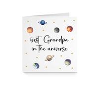 Father's Day Card for Dad - Best In Universe Space (Grandpa)
