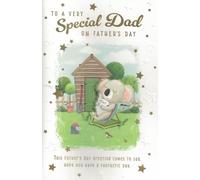 Father's Day Card for Dad - Cute Koala Design, Special Dad Greeting Card from Son or Daughter, 9 x 6 Inches