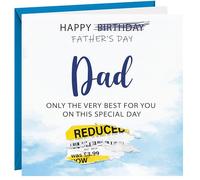 Fathers Day Card For Dad Funny Reduced Price Joke 350gsm Father's Day Card from Son or Daughter