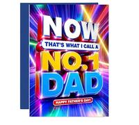 Father's Day Card For Dad Music Retro Style Humour Greeting Card F176