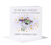 Father's Day Card for Daddy, I Love You to Infinity and Beyond, Funny Cute Card from Son Daughter Kids Children