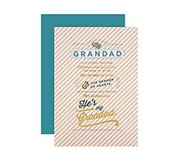Father's Day Card for Grandad from Hallmark - Classic Text Design