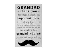 Father's Day Card for Grandad - Gifts for Grandad Birthday Wedding Easter Presents