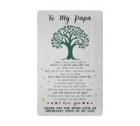 Father's Day Card for Papa - Thank You Gifts for Papa Birthday Wedding Easter Thanksgiving Card from Granddaughter