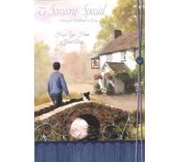 Father's Day Card for Someone Special, Man with Dog on Bridge Design, 13 x 19 cm