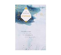 Father's Day Card for Stepdad from Hallmark - Elegant Watercolour Design
