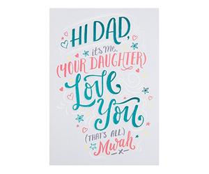 Father's Day Card From Daughter by Hallmark | Love You | For Dad - Medium