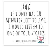 Fathers day Card from Daughter| Funny Dad Joke | Father's Day Cards for Dad from Daughter Son| Ethernity Love Father Day Celebration | Funny Happy Card to the Best Daddy