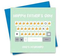 Fathers Day Card From Daughter Funny Happy Father's Day Cards From Son For Dad Mobile Phone Ok Thumbs Up Technology Joke Gag Card Dad Cards