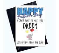 Father's Day Card from The Bump Dad to Be Can't Wait to Meet You Cards PC1003