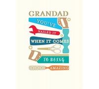 Father's Day Card, Grandad You Have Nailed It - 8 x 6 inches - Piccadilly Greetings