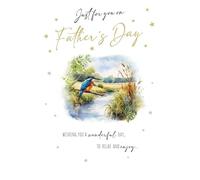 Father's Day Card, Just For You on Father's Day - 9 x 6 inches - Regal Publishing