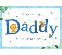 Father's Day Card, to Amazing Daddy - 9 x 6 inches - Piccadilly Greetings