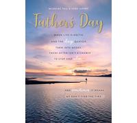 Father's Day Card, Wishing You a Very Happy Father's Day - 10 x 7 inches - Piccadilly Greetings