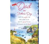 Father's Day Card, With Love Dad Sentiment - 12 x 8 inches - Regal Publishing