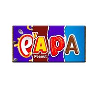 Father's Day Chocolate Bar Gift Wrapper Gift for Papa Daddy Father Dad Step Dad(#273) (with chocolate bar)