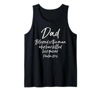 Fathers Day Dad Blessed is the Man Who Has Filled his Quiver Tank Top