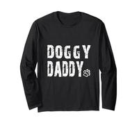 Fathers Day Dad Dog Owner - Doggy Daddy For Men Long Sleeve T-Shirt
