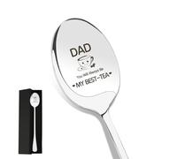 Fathers Day Dad Gifts for Dad Father‘s Day Daddy Gift for Dad Fathers Day for Dads Coffee Lovers Tea Lovers Stainless Steel Spoon with Gift Box Presents for Dad Birthday Gifts from Daughter Son