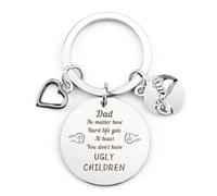 Fathers Day Dad Gifts from Daughter Keyring Dad Birthday Gifts for Dads Fathers Day Gift for Stepdad New Daddy Birthday Gift Daddy Presnets for Dads Stepfather Presents Christmas Stocking Fillers