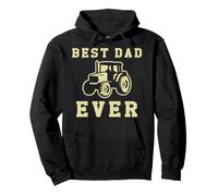 Father's Day Farm Dad Farmer Tractor Driving Tractor Pullover Hoodie