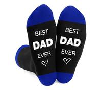 Fathers Day Father's Day Gifts from Daughter Son,Funny Birthday Christmas Xmas Valentines Easter Dad Gifts,Cosy Warm Personalised Memorial Father's Daddy Papa Presents,Best Daddy Novelty Socks