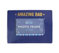 FATHERS DAY Foiled Photo Picture Frame Best Daddy Grandad Birthday Xmas Gifts (Amazing Dad - FAT6449)