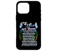Fathers Day For Dad In Heaven In Memory Of My Dad My Angel Case for iPhone 16 Pro Max