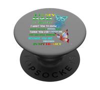 Fathers Day For My Dad In Heaven, Memory Of My Dad Passed PopSockets Adhesive PopGrip