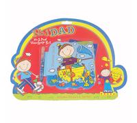 Fathers Day Fun No. 1 Dad Novelty Voucher Book with Stickers and Pen