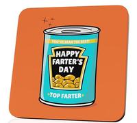 Fathers Day Funny Gift For Dad Father's Day Fart Joke Presents For Him Pun Gag Drinks Coaster Dad Gift Beer Coffee Coasters Birthday