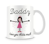 Father's Day Gift, Daddy I Love You This Much, Gift for Daddy, Funny Mug for Papa, Best Dad Mug, Coffe,Tea Mug Unique 11oz White Ceramic Mug.