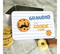 Father's Day Gift for Dad & Grandad - Rectangle Biscuit Tin - Airtight Cracker Tin for Cookies, Cake, Sweets & Treats