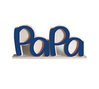 Father's Day Gift Picture Frame DaD PaPa Shape Wood Photo Frame Desk Decor Ornaments for Photos Decoration