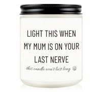 Father's Day Gifts for Dad from Daughter Son, Best Daddy Birthday Gifts - Father's Day Gift for Dad Who Wants Nothing, Christmas Birthday Gift for Father-Step, Daddy Present, 7oz Lavender Candle