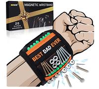 Father's Day Gifts for Dad from Daughter Son, Magnetic Wristband Tool Belt for Holding Screws, Cool Gadgets Birthday Gift Christmas Stocking Stuffers for Men Him Husband Handyman - Best Dad Ever Gifts