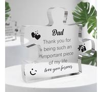 Father's Day Gifts for Dad Gifts Fathers Day Christmas Birthday Valentine Daddy Presents for Daddy from Daughter Son Presents Dad Father Xmas Acrylic Block Puzzle