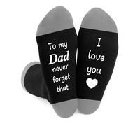 Father's Day Gifts from Daughter Son,Fathers Day Funny Birthday Christmas Xmas Valentines Easter Dad Gifts,Cosy Warm Personalised Memorial Father's Daddy Papa Presents,Best Daddy Novelty Socks
