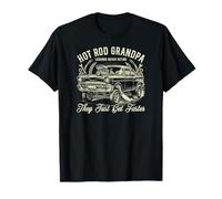 Father's Day Hot Rod Grandpa Legends Never Retire T-Shirt