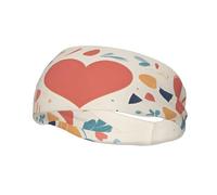 Fathers Day Love Dad 1 Print Fashion Elastic Sports Headband Unisex High Absorption Sweat Band Hair Band For Running, Fitness, Tennis & Outdoor Activities