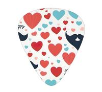 Fathers Day Love Dad Guitar Picks Set-Premium Abs Material,Various Thicknesses-Enhance Your Playing Experience