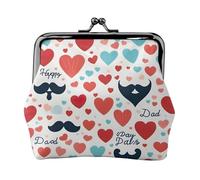 Fathers Day Love Dad Print Change Purse Women's Coin Purse Small Pouches with Kiss Lock,for Coins Cards Small Items