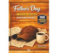 Father's Day Mixed Puzzle Book: A Fun Collection of Word Searches, Sudoku, Crosswords, Cryptograms, and Mazes for Dad (RAC Festive Holiday & Regional Mixed Puzzles)