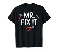 Fathers Day Mr Fix it Fun DIY Handy Man Dad Daddy Match Men T-Shirt
