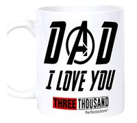 Fathers Day Mug for Dad - I Love You fans mug, Dad Mug from Daughter if had different dad i would kick him in face coffee mug tea cup 11oz