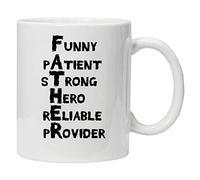 Fathers Day Mug | Gifts for Dad & Stepdad | Dads Mug | Christmas Presents from Daughter, Son, Kids | Funny Mugs for Dads | Novelty Gift | 11oz Dishwasher Safe (F.A.T.H.E.R)