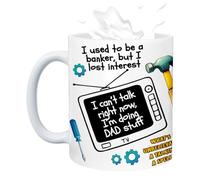 Father's Day Mugs | Funny 3D Ceramic Mug for Dad,Desk Decoration for The Whiskey Beer Support,Family Parties Halloween Home